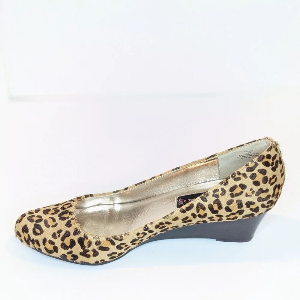 Steve by Steve Madden calf hair wedges